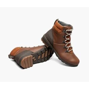 Forsake Sofia Lace-Up Waterproof Boots | Womens 9, Toffee Brown NEW